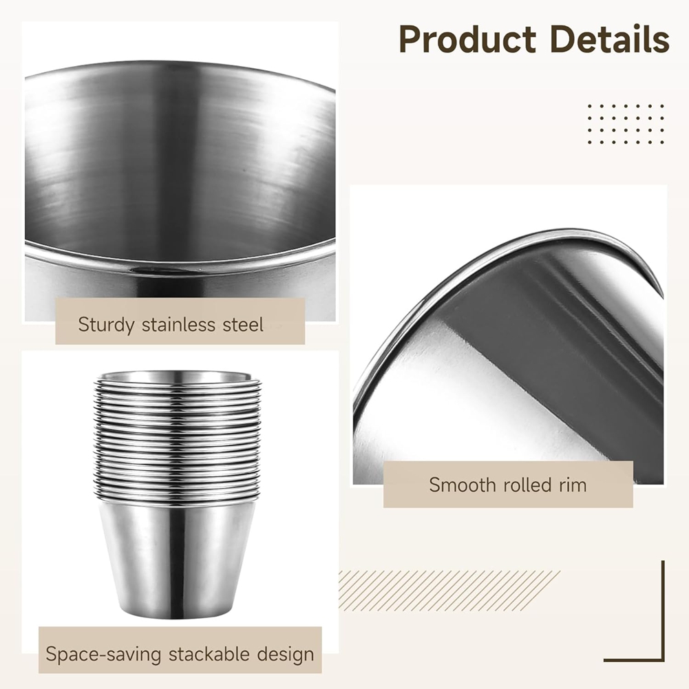 Sauce Dipping Cup - J1UL1N, lot de 60 coupelles à