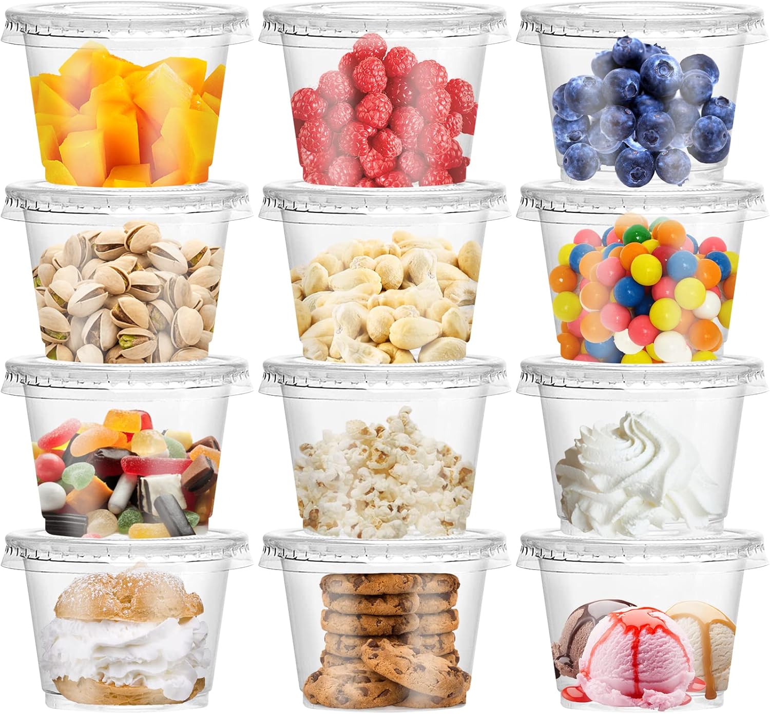 Sauce Dipping Cup - Gobelets à parfaits en plastique 8/10