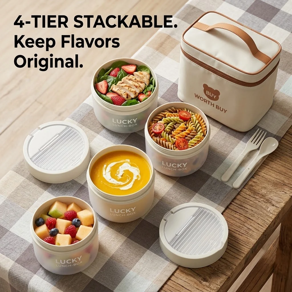 Ensemble de boîtes à bento en  - Meal Prep Or Prep Meal avis et prix