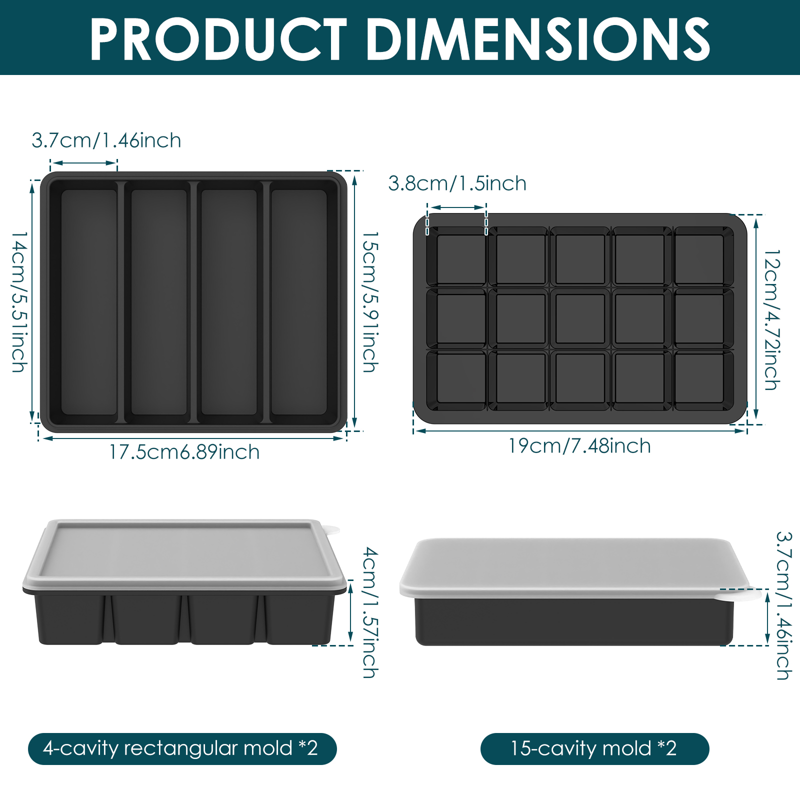 Lot de 4 bacs de congélation e - Meal Prep Template avis et prix