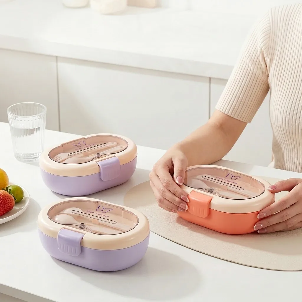 Boîte à bento en plastique ave - Meal Prep Or Prep Meal avis et prix