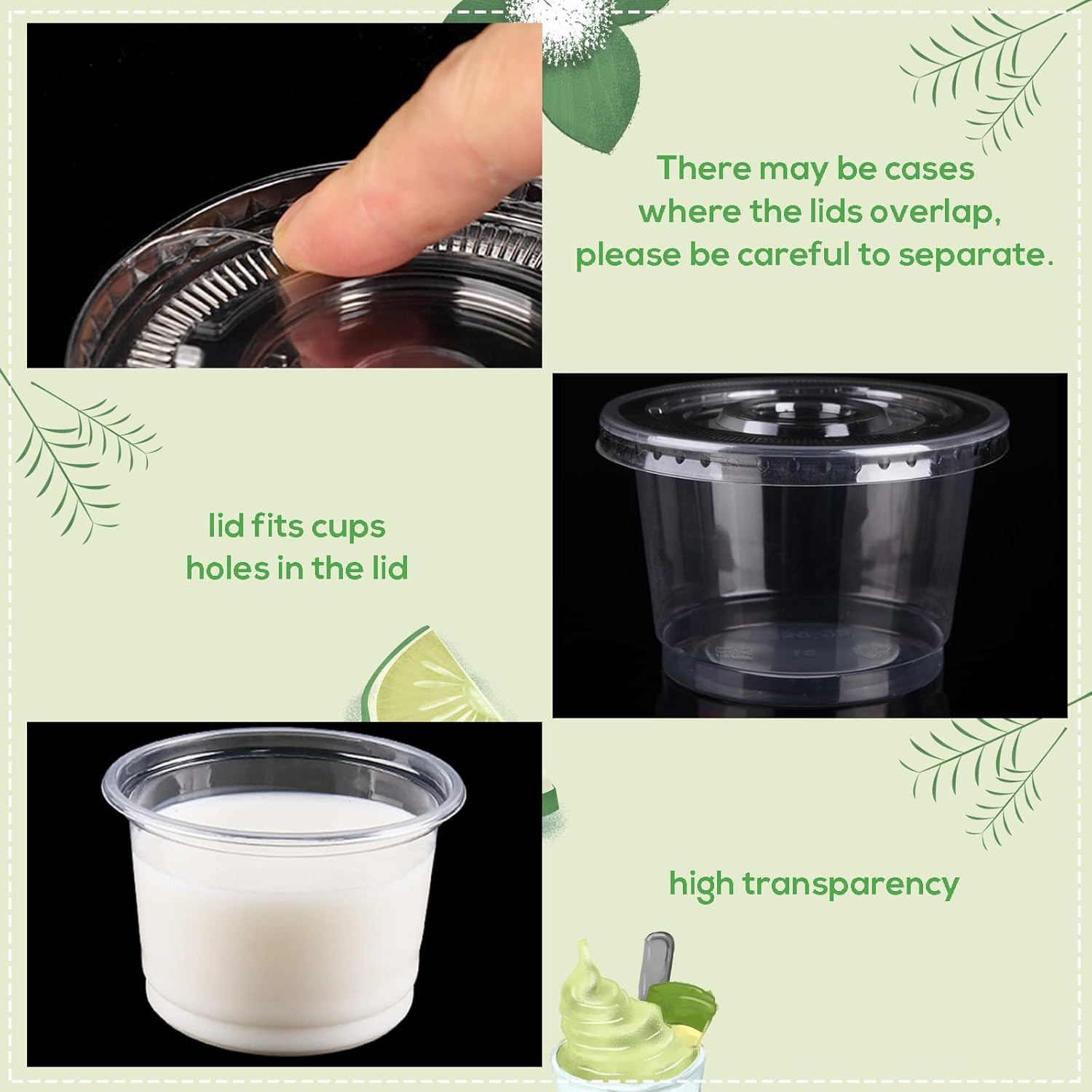 Gobelets à parfaits en plastiq - Sauce Dipping Cup avis et prix