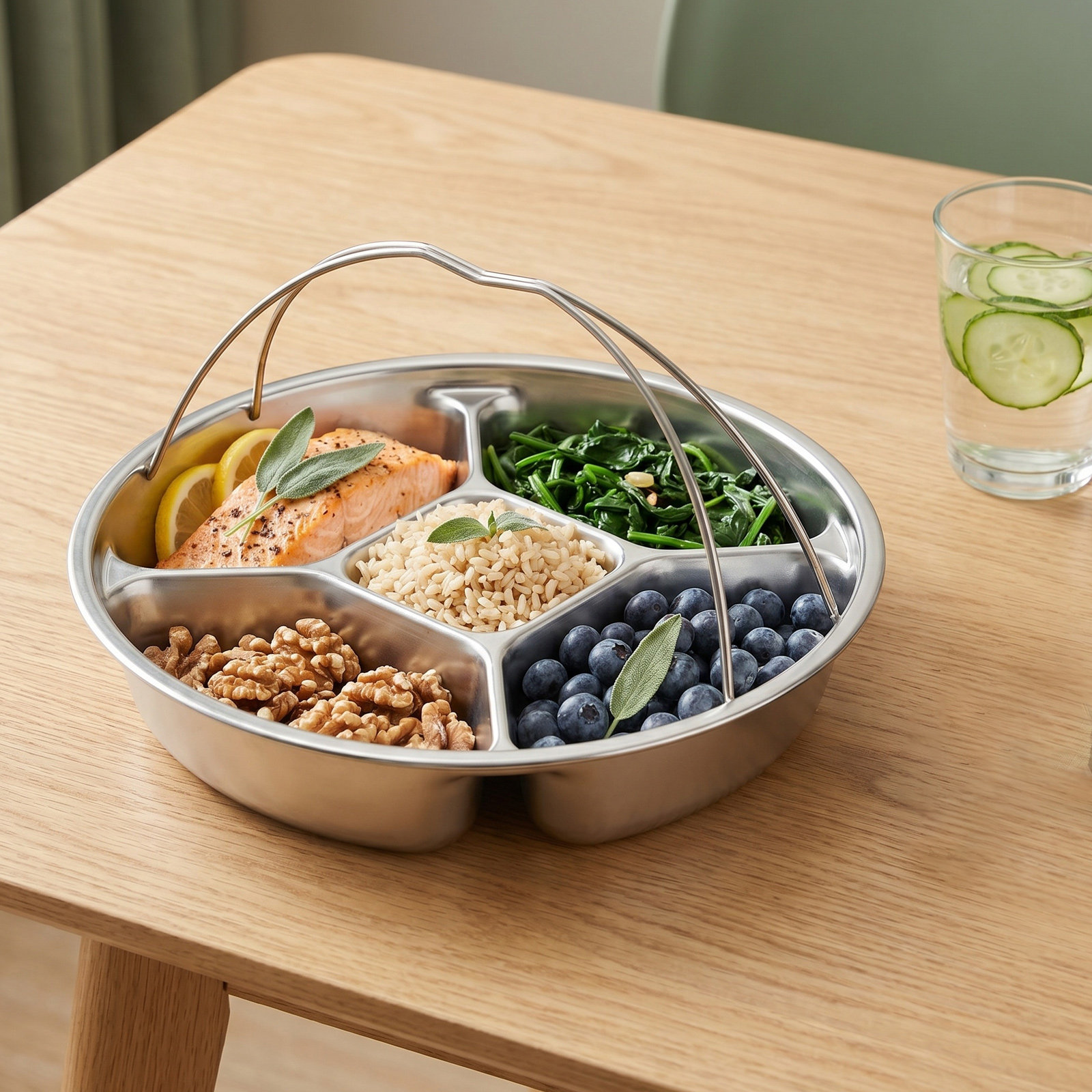 Plateau de service à compartim - Meal Prep Kitchen avis et prix