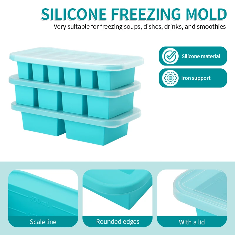 Moule à glaçons en silicone 2  - Meal Prep Or Prep Meal avis et prix