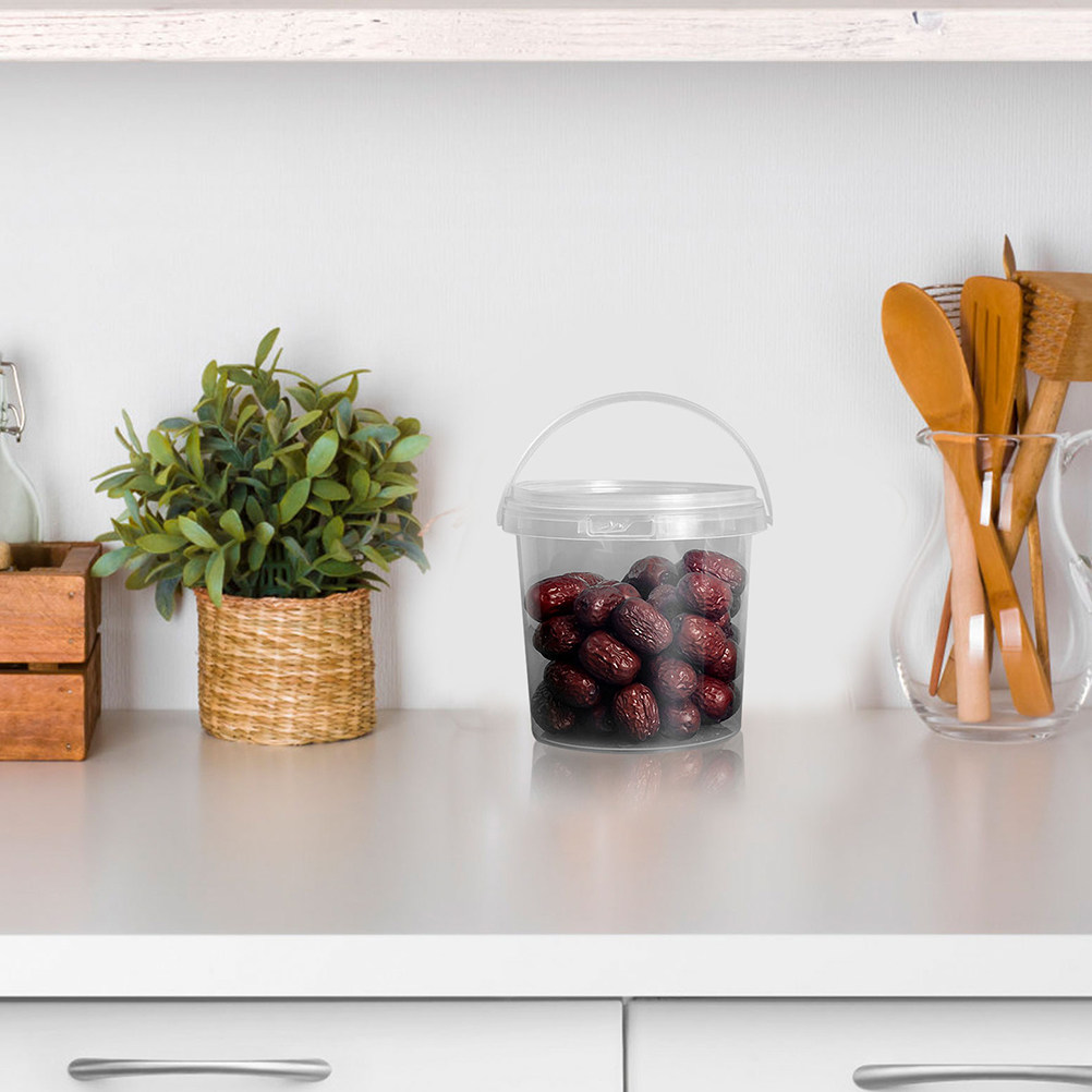 6 seaux en plastique transpare - Meal Prep With Rice avis et prix